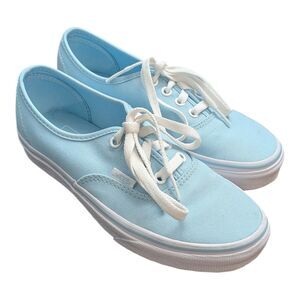 Vans Women's 7 Men's 5.5 Unisex Sneakers Crystal Blue Skate Shoes Streetwear